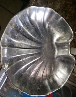 WILTON ARMETALE NAUTICAL CLAM SHELL Platter Bowl