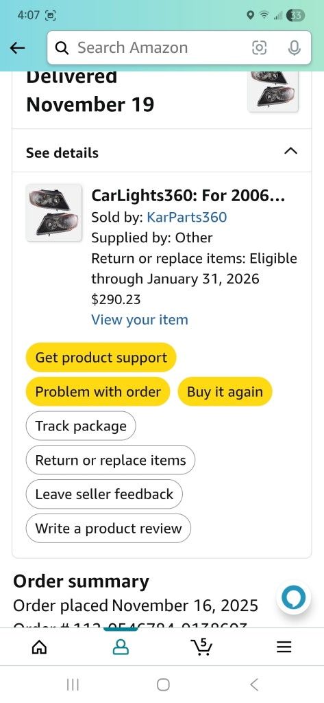 06 Bmw Headlight Assemblys