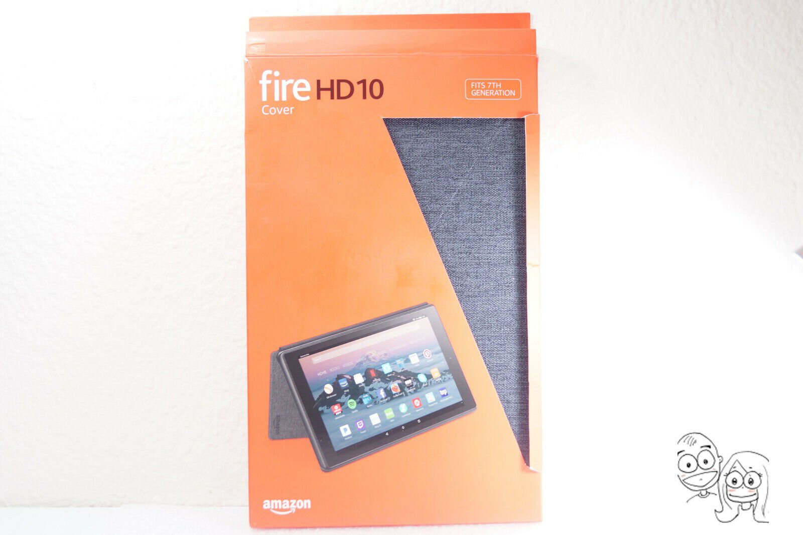 Amazon Fire HD 10 Tablet Case (7th Generation, 2017 Release) Charcoal Black👍