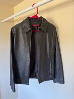 Margaret Godfrey Genuine Leather Jacket – Size 8