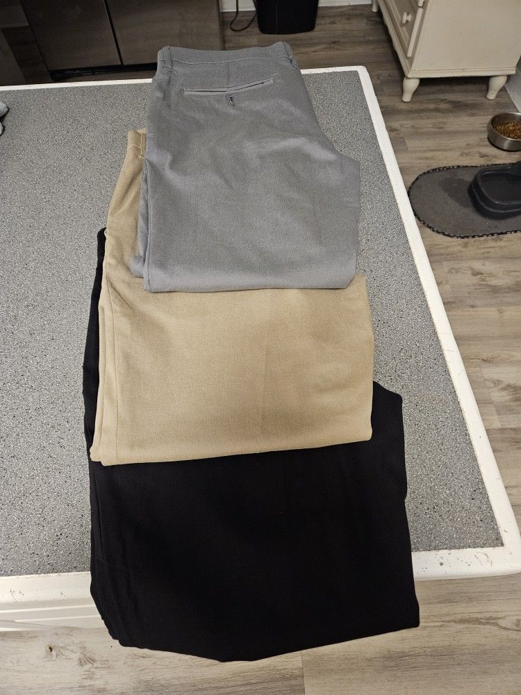 3 Pairs Mens Savane Premium Tech Pants 34x30