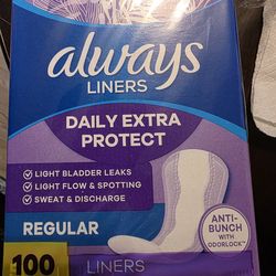 Always Daily extra protect liners