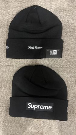 supreme black beanies