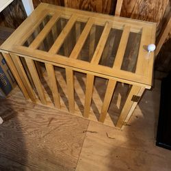 Side Table Or Coffee Table Dog Crate 