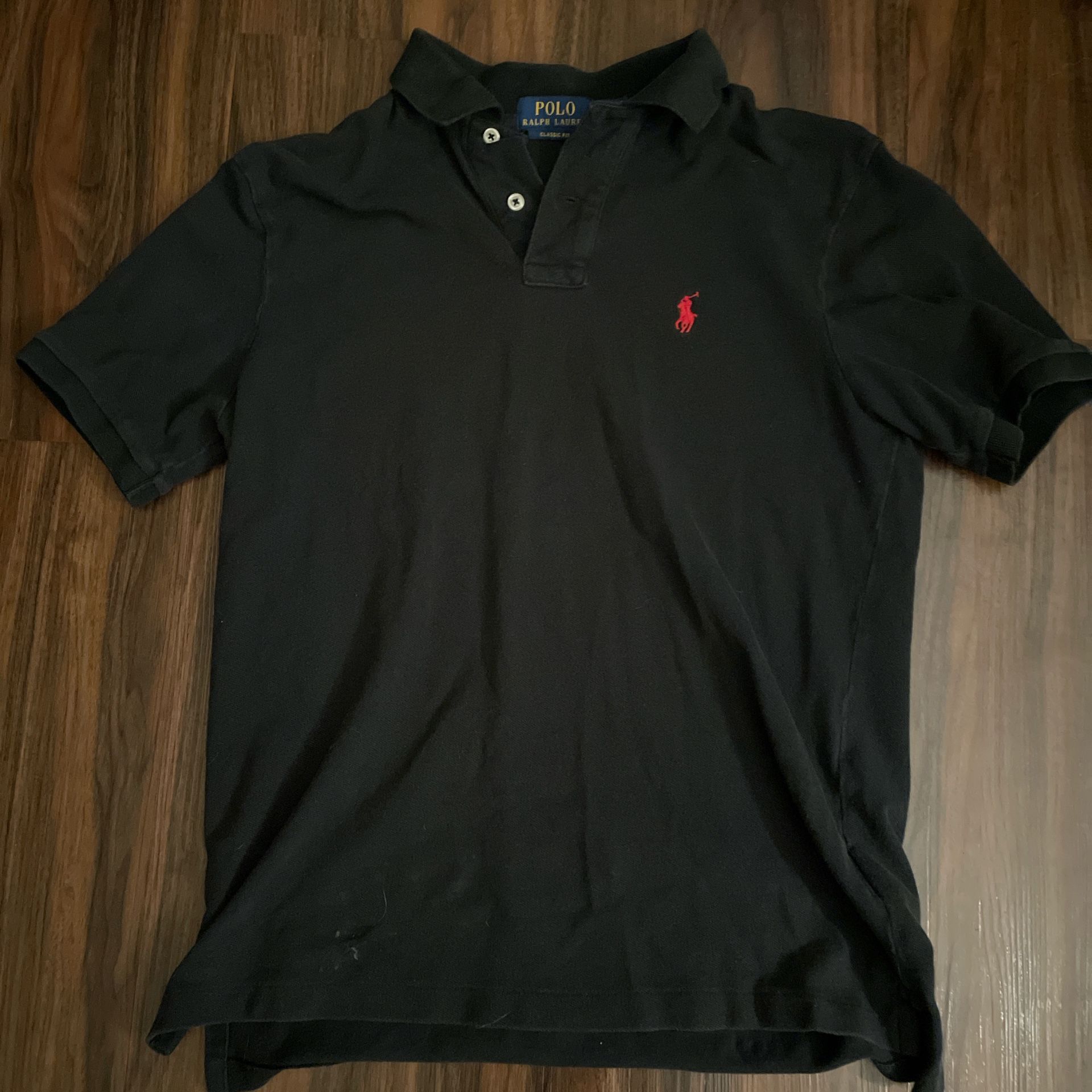 Black Polo Collar Shirt
