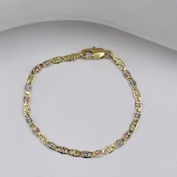 Pulseras Niños Y Niñas Baño Oro 18k/Bracelet For Boys And Girls  Gold Plated