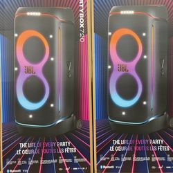 JBL Partybox 720. 800 watts. Rechargeable Battery.  Free 🎤 🎤.  Brand New.  Financing Available