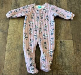 Minnie Mouse baby girl onesie