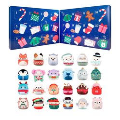 Squishmallows Original 24-Day Micromallows Holiday Plush Advent Calendar