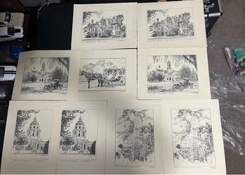 12 C.H. Dillinger Pasadena California Historical Prints
