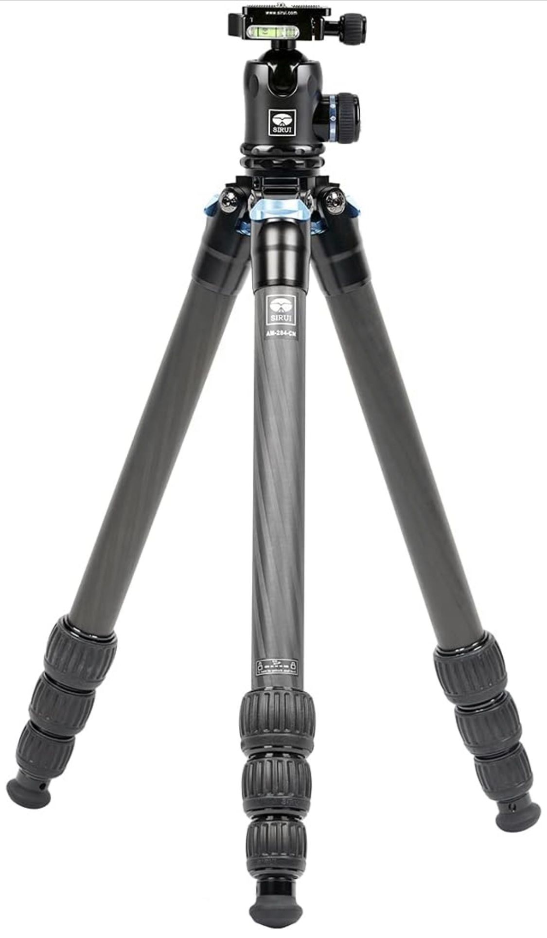 SIRUI AM-284 Camera Tripod Carbon Fiber Professional Tripod with K20X Ball Head Load 55lb (AM-284+K20X)