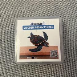 Jigsaw Puzzle With Turtle 