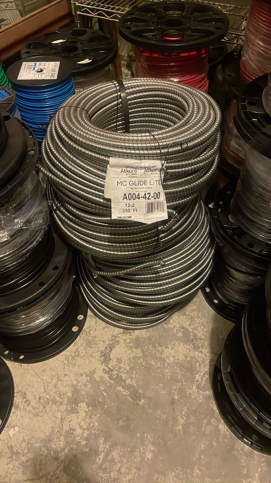 Wire12/2 MC 250FT $150 Each One