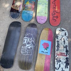 Skateboard Decks Lot