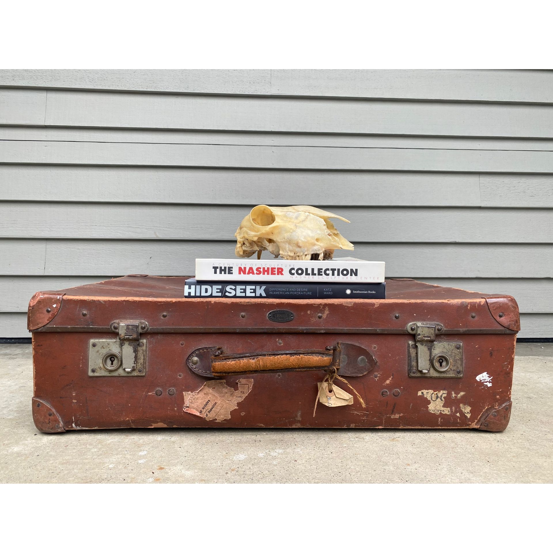Vintage Leather Suitcase