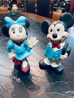 Mickey and Minnie $75.00  for ALL,  CASH TEXT FOR PRICES