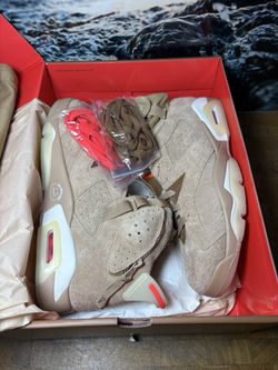 Air Jordan 6 Retro Travis Scott British Khaki 2021