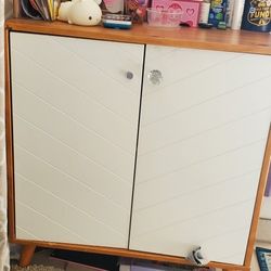 Cabinet With White Doors