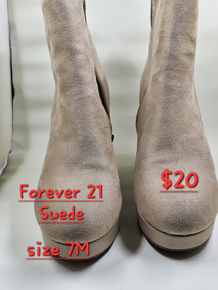 Forever 21 Suede Boots