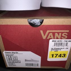 Vans Size 7 In Men