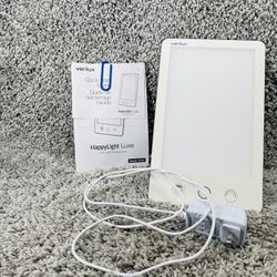 Verilux HappyLight Luxe Light Therapy Lamp with 10,000 Lux UVFree LED Bright