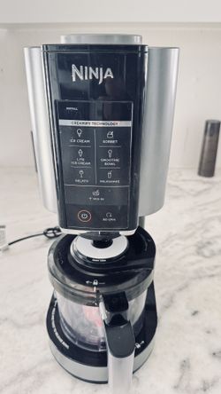 Ninja CN301CO CREAMi Ice Cream Maker, Silver, 7-Speed,
