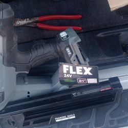 Flex 24volt 3 1/2 21°flat Head Framing Nailer
