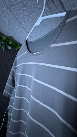 BYLT Striped Crew Neck T-Shirt LARGE