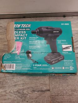18 v cordless 1/4" impact driver kit