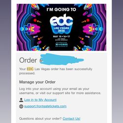 EDC Ticket 2026