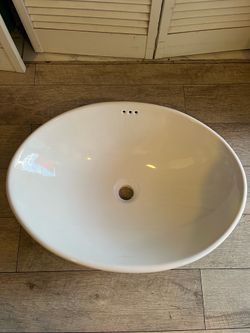 New Oval Ceramic Sink