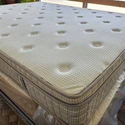 Mattress And Box Spring Queen Size 