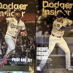 Dodgers Game Program 