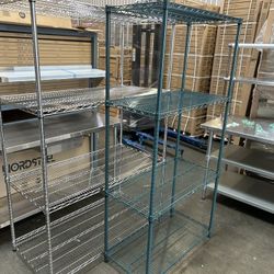 New Chrome Heavy Duty Wire Metal Shelves Brand New NSF 