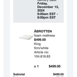 ABRONTTEN Foam Mattress