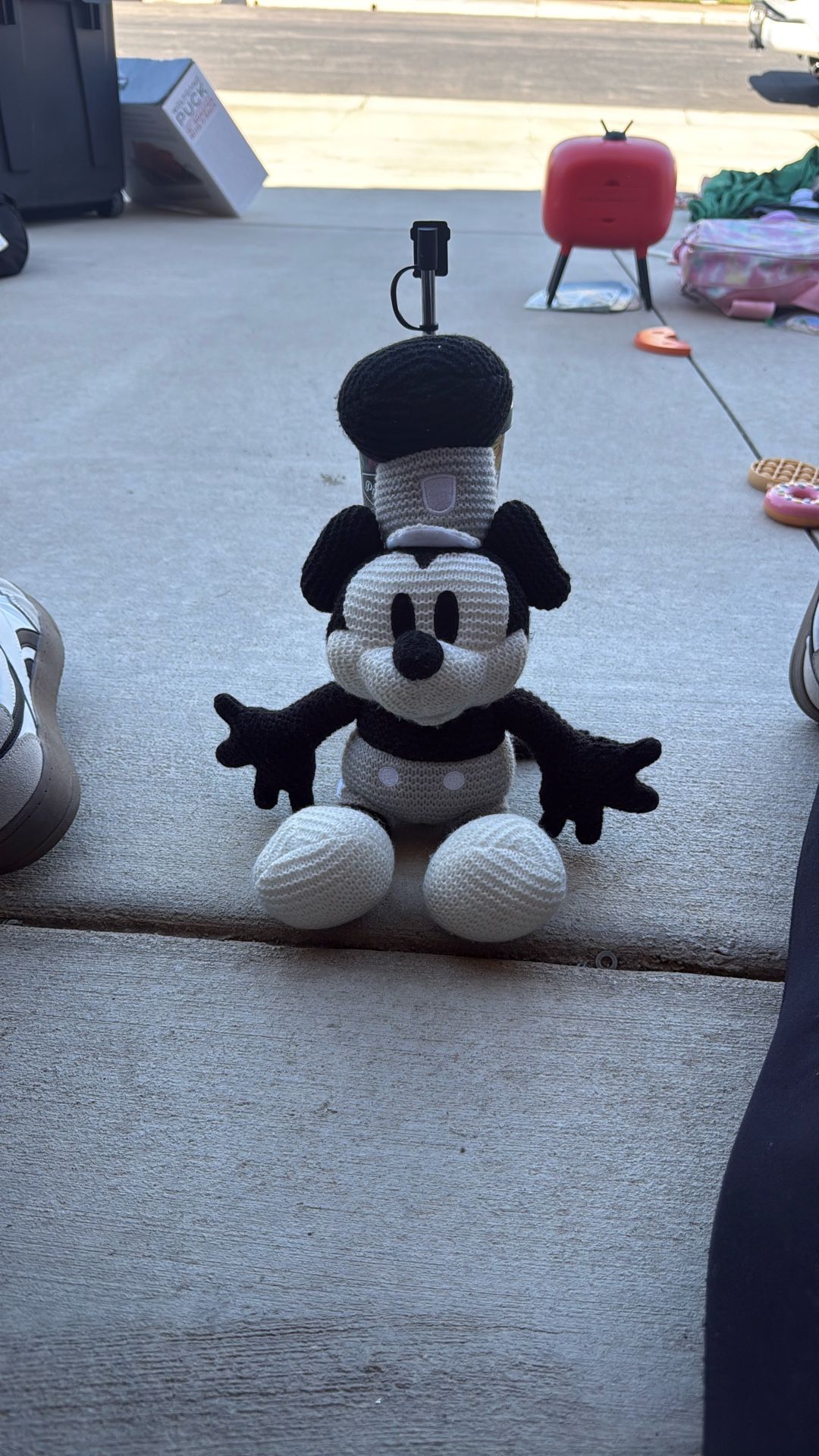 Crocheted Steamboat Mickey 