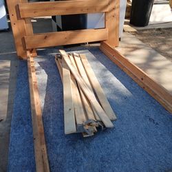Wooden Twin Bed 