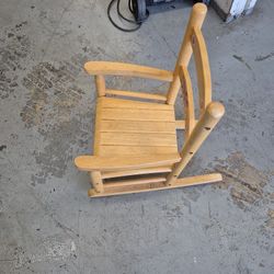 Child Wood Roking Rocker Chair 