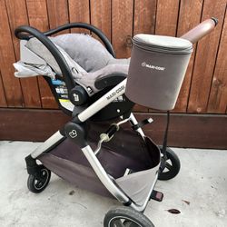 Maxi Cosi Luxe 5-in-1 Modular Car Seat, Base And Stroller