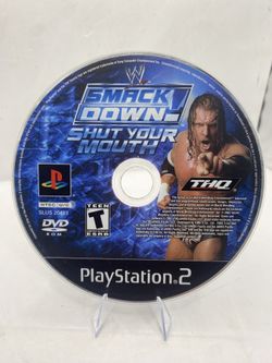 WWE SmackDown Shut Your Mouth (Sony PlayStation 2, 2002) PS2 Disc only