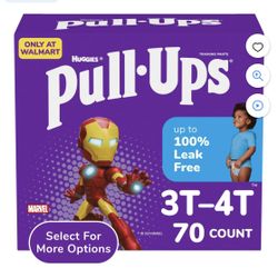 Pull-Ups Boys' Potty Training Pants, 3T-4T