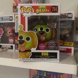 Toy Story Dug Disney Funko Pop Flocked Special Edition