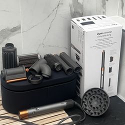 Dyson Airwrap Complete Long + Extra Long Barrel Attachments – Great Used Condition in Box