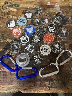 Punk/metal Keychains And Magnets