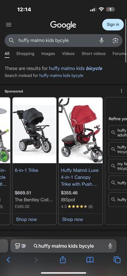 Huffy Malmo Kids Bike
