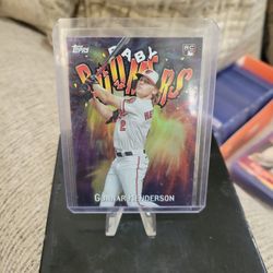 Gunner Henderson   Topps  Baby Boomers  Rookie Baseball Card 
