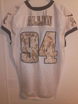 EAGLE'S ANDREW MUKUBA SIGNED SALUTE TO SERVICE PRACTICE WORN JERSEY