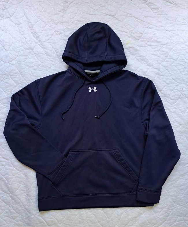 Under Armour UA Mens Size M Hustle Fleece Hoodie Loose Fit Lightweight