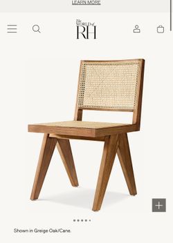 RH JAKOB CANE DINING SIDE CHAIR