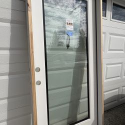 NEW - Exterior Frame Glass Door 36” x 80 1/2 “ x 4 7/8” jam